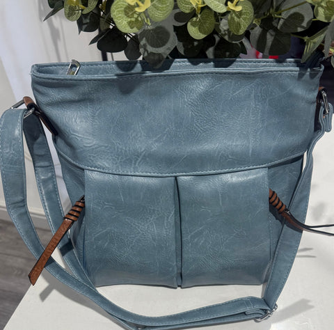 Classic crossbody/shoulder bag -Blue