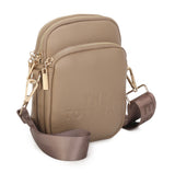 Small Tote crossbody bag-Taupe