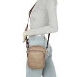 Small Tote crossbody bag-Tan