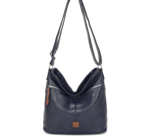Classic crossbody/shoulder bag-Navy