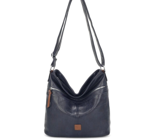 Classic crossbody/shoulder bag-Navy