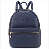 Large Tote backpack-Navy