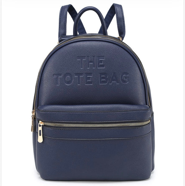Large Tote backpack-Navy