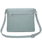 Pale blue satchel bag