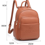 Tote backpack-Tan