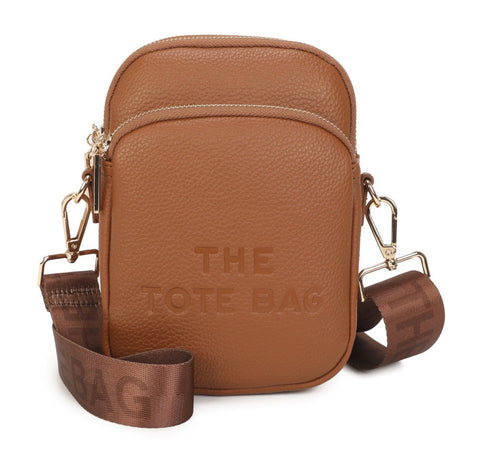Small Tote crossbody bag-Tan