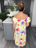 Summer midi dress-Lemon