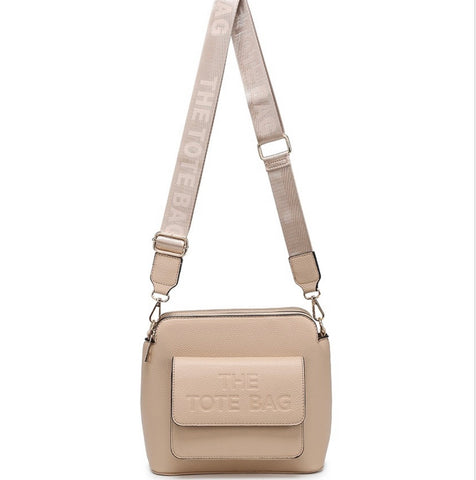 Beige Tote crossbody bag