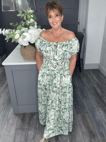 Pippa maxi dress -Green