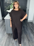 Paloma curve fit two piece set-Chocolate