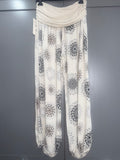 Star burst harem pants-Beige
