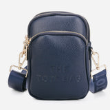 Small Tote crossbody bag-Navy