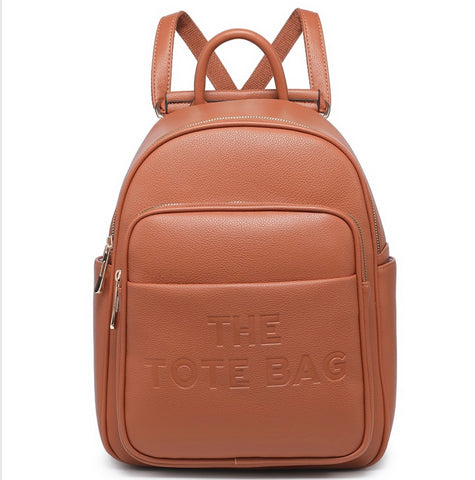 Tote backpack-Tan