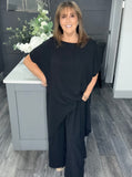 Paloma curve fit two piece set-Black