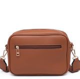 Tan tassel camera bag