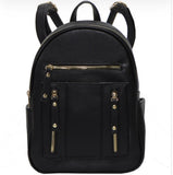 Henley medium backpack-Black