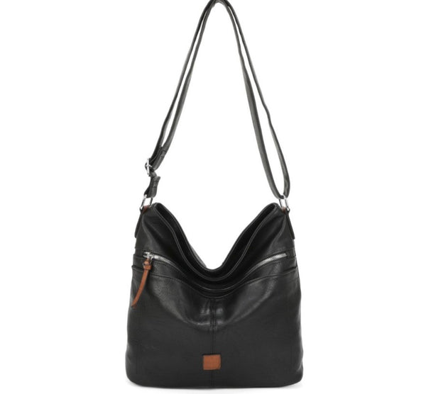 Classic crossbody/shoulder bag-Black