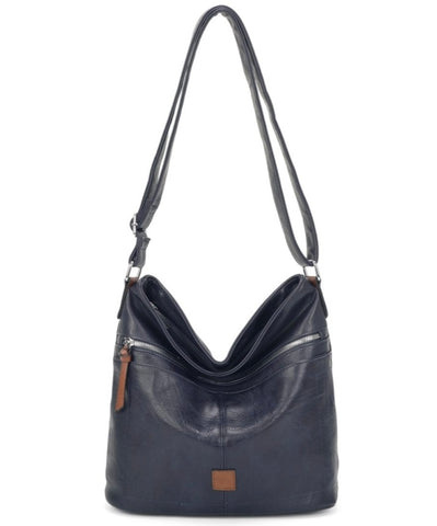 Classic crossbody bag two tone -Navy