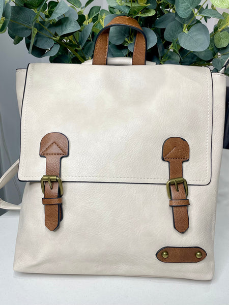 Morgan smart backpack-Beige