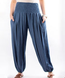 Shirred waist Genie pants