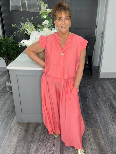Sienna Two piece set-Coral