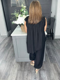 Carly asymmetric Co-ord /Black