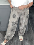Star burst harem pants -Mocha