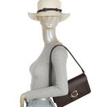 Flap shoulder/crossbody bag-Black