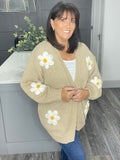 Daisy cardigan -Beige