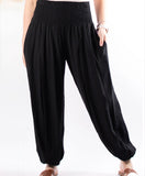 Shirred waist Genie pants