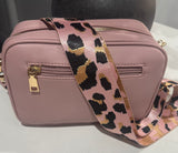 Two compartment crossbody bag-pink