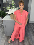 Sienna Two piece set-Coral