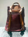 Burgundy backpack/crossbody bag