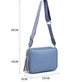 Double tassel tote camera bag-Black
