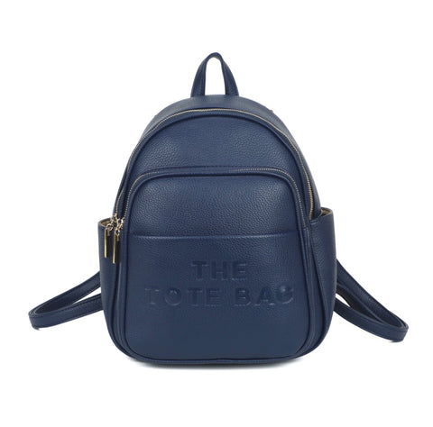 Navy medium Tote backpack
