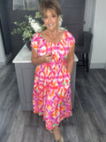 Calypso magic midi-Fuchsia