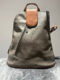 Grey backpack/crossbody bag
