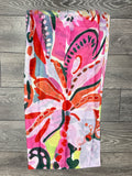 Vibrant spotty floral scarf-Brights