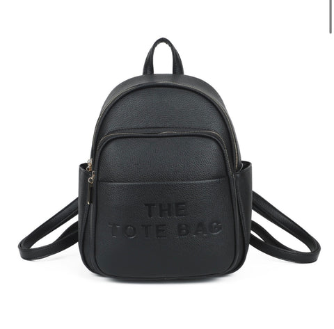 Black medium Tote backpack