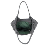 Slouchy hobo tassel bag-Grey