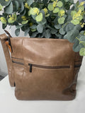 Classic crossbody/shoulder bag-Brown