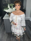 Ibiza boho tassel dress