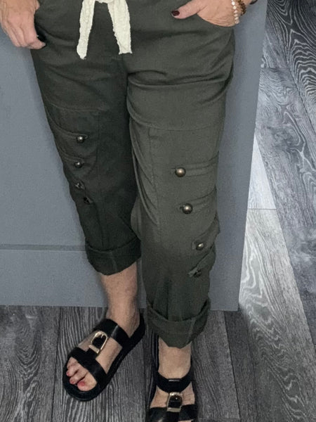 Military magic joggers-Khaki