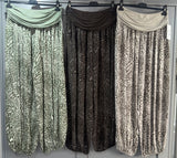 Mocha leopard print harem pants