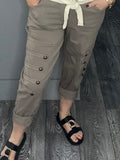 Military magic jogger pants-Mocha