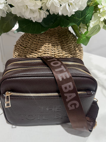 Large Tote camera bag-Chocolate