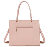 Medium studded Tote bag with tassel-Pink