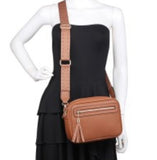 Black tassel camera bag
