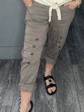 Military magic jogger pants-Mocha
