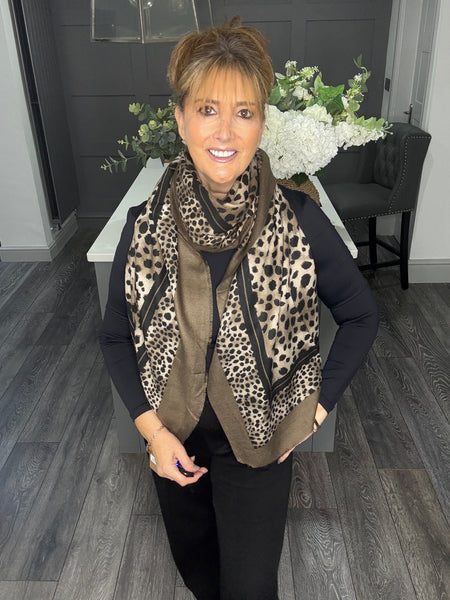 Bambi scarf-Chocolate